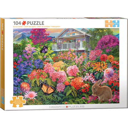 Puzzle Connecting pcs Bunny Gdn104pc