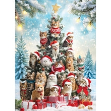 Puzzle Christmas Tree Cats 1000pcs
