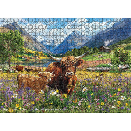 Puzzle Highland Cows 1000pcs