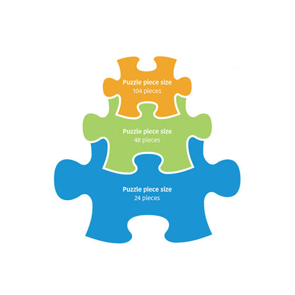 Puzzle Connecting Pieces Display