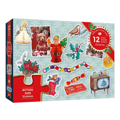 Puzzle Piecing Together Christmas 12P