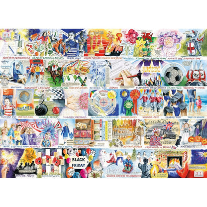 Puzzle A Year In Great Britain 1000Pc
