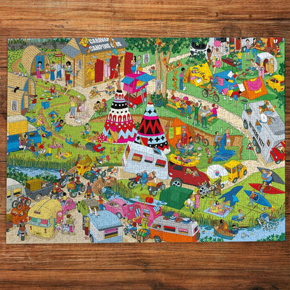 Puzzle Jokesaws Campsite Capers 1000P