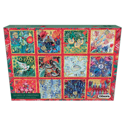 Puzzle 12 Days Of Christmas 1000Pc