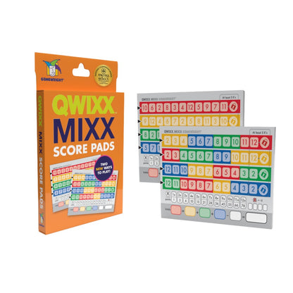 Qwixx Mixx Score Pads 1 Pad Board Game