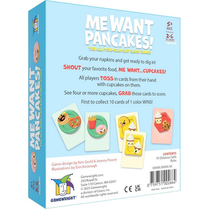 Me Want Pancakes Yummy Card Gm Board Game