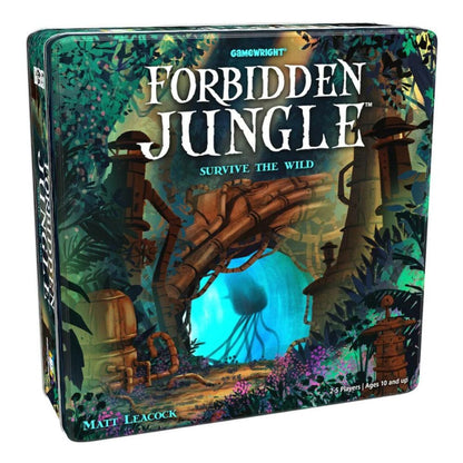 Forbidden Jungle In Tin Board Game