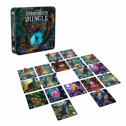 Forbidden Jungle In Tin Board Game
