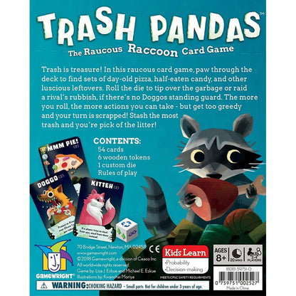 Trash Pandas Hang-Sell Board Game