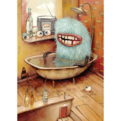 Puzzle Zozoville Bathtub 1000Pc