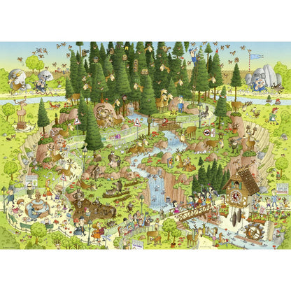 Puzzle Funky Zoo Black Forest 1000Pc