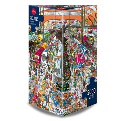 Puzzle Schone Train Station 2000Pc
