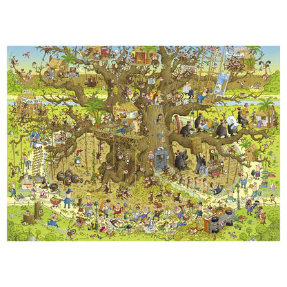 Puzzle Funky Zoo Monkey Habitat 1000