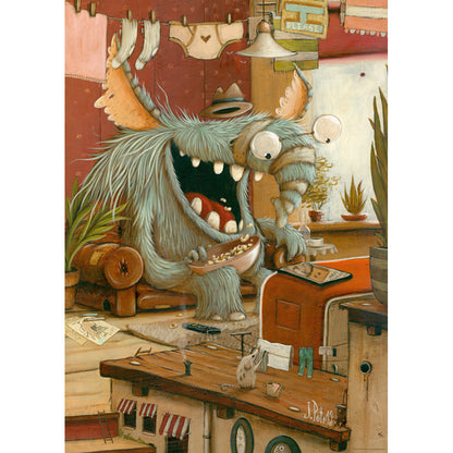 Puzzle Zozoville Laundry Day 1000Pc