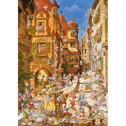 Puzzle Romantic Town By Day 1000Pc