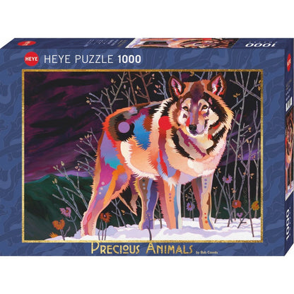 Puzzle Precious Animals Night Wolf