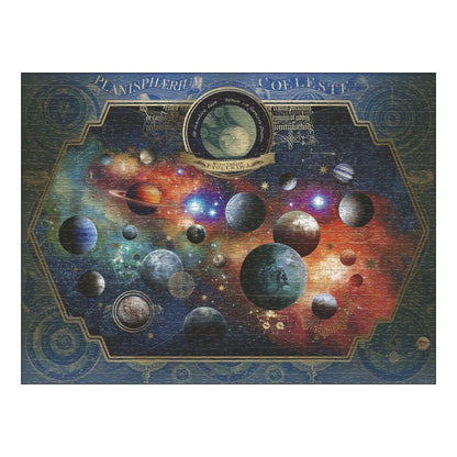 Puzzle Map Art Space World 1500Pc