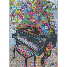 Puzzle Quilt Art Sewn Piano 1000Pc