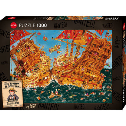 Puzzle Wanted Diamond Dick 1000Pc