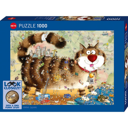 Puzzle Look CloselyAt The Cat 1000Pc