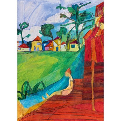 Puzzle Daily Life By The River 1000Pc