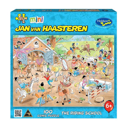 Jan van Haasteren Puzzle Mini 100Pc Riding School