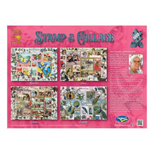 Puzzle Stamp & Collage Peacocks 1000