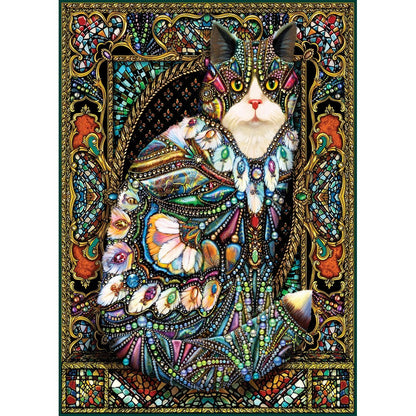 Puzzle Cat Fanciers Jewelled Cat 1000