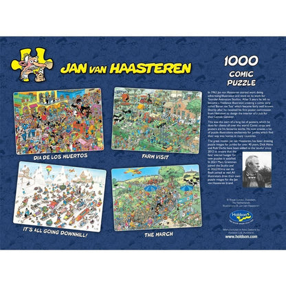 Jan van Haasteren Puzzle Its Going Downhill 1000Pc