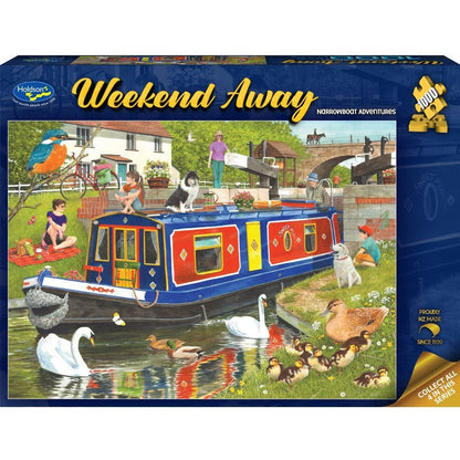 Puzzle Weekend Away Narrowboat 1000Pc