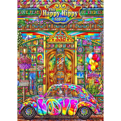 Puzzle Dont Worry Be Happy Hippy Shop
