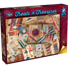 Puzzle Treats N Treasures 4 Fabric