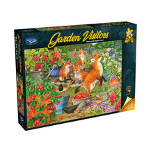 Puzzle Garden Visitors Foxes 1000Pc