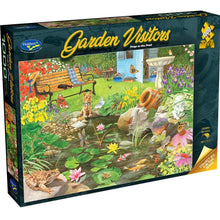 Puzzle Garden Visitors Frogs 1000Pc