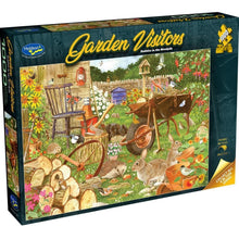 Puzzle Garden Visitors Rabbits 1000Pc