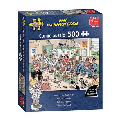 Puzzle Jumbo Jan van Haasteren Look On Bright Side 500Pc