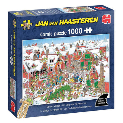 Puzzle Jumbo Jan van Haasteren Santa's Village 1000Pc
