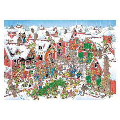 Puzzle Jumbo Jan van Haasteren Santa's Village 1000Pc