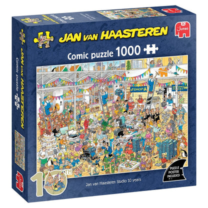 Puzzle Jumbo Jan van Haasteren Studio 10 Years 1000Pc