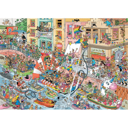 Puzzle Jumbo Jan van Haasteren Celebrate Pride 1000Pc