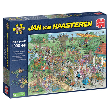 Puzzle Jumbo Jan van Haasteren Big Garden Birdwatch 1000P