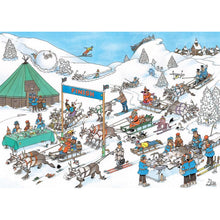 Puzzle Jumbo Jan van Haasteren Reindeer Races 500Pc