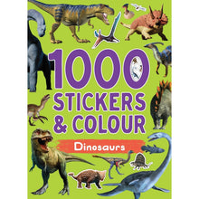 1000 Stickers & Colour Dinosau Book