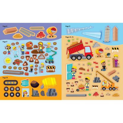 Construction Sticker ActBook Book