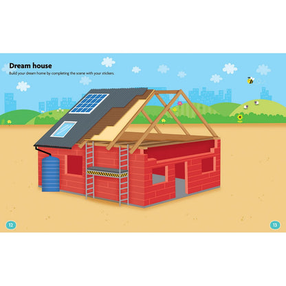 Construction Sticker ActBook Book