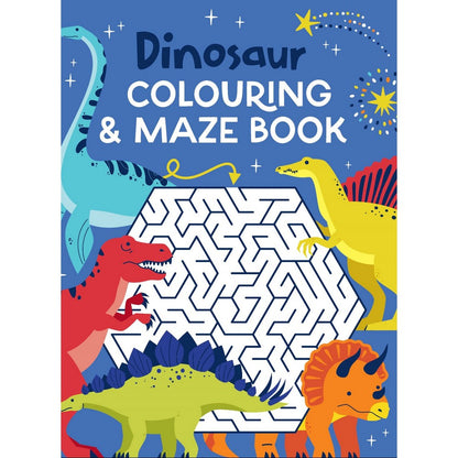 Dinosaur Colouring & Mazes Book
