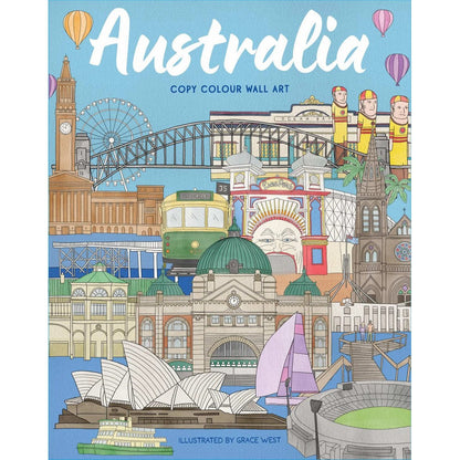 Australia Copy Colour Wall Art Book
