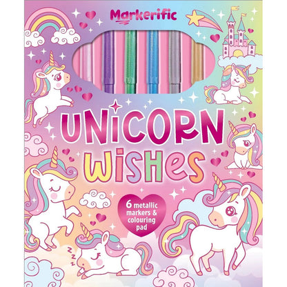 Unicorn Wishes Colouring Pad Book