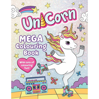 Unicorn Mega Colouring Book Book