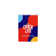 Crack List Card Game Board Game